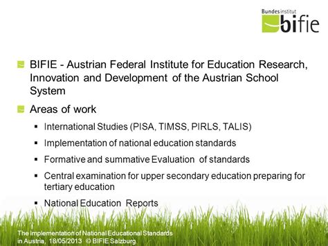 implementation of national education standards.
